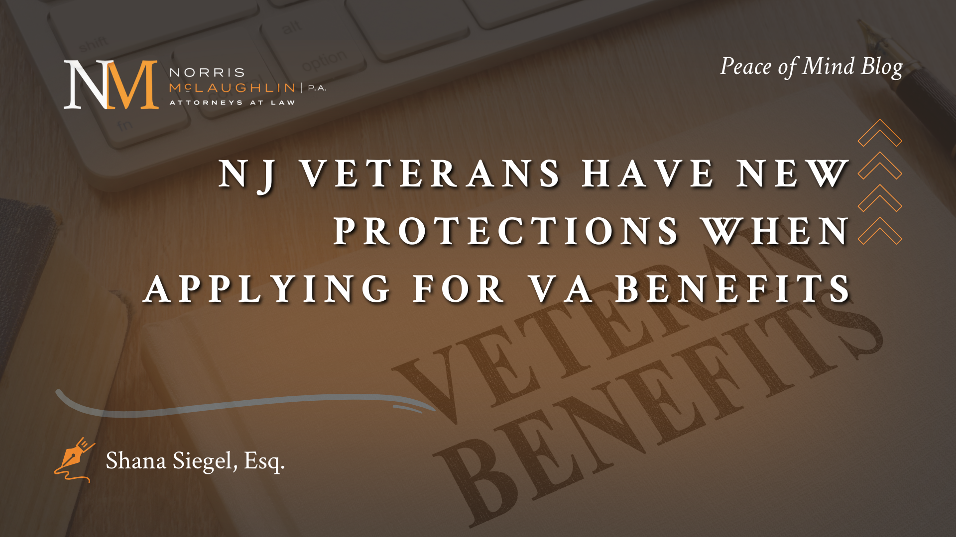 NJ Veterans Have New Protections When Applying for VA Benefits