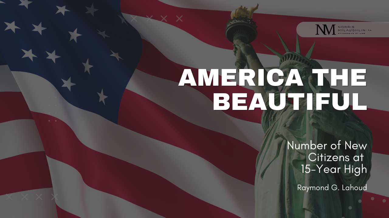 America the Beautiful: Number of New Citizens at 15-Year High