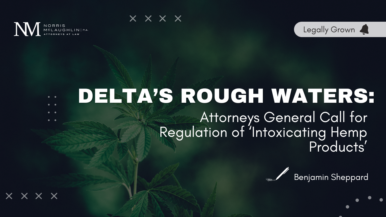 Delta’s Rough Waters: Attorneys General Call for Regulation of ‘Intoxicating Hemp Products’