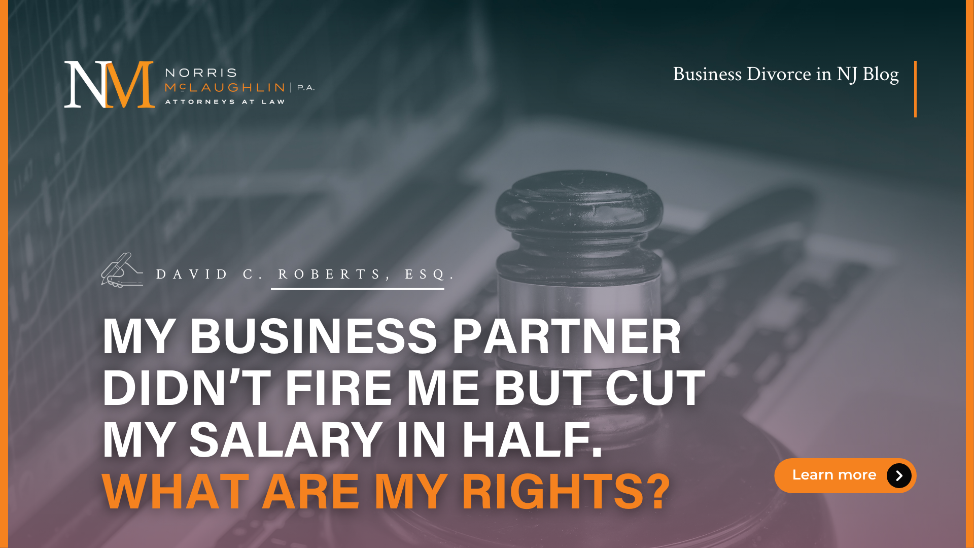 My Business Partner Didn’t Fire Me But Cut My Salary in Half.  What Are My Rights?