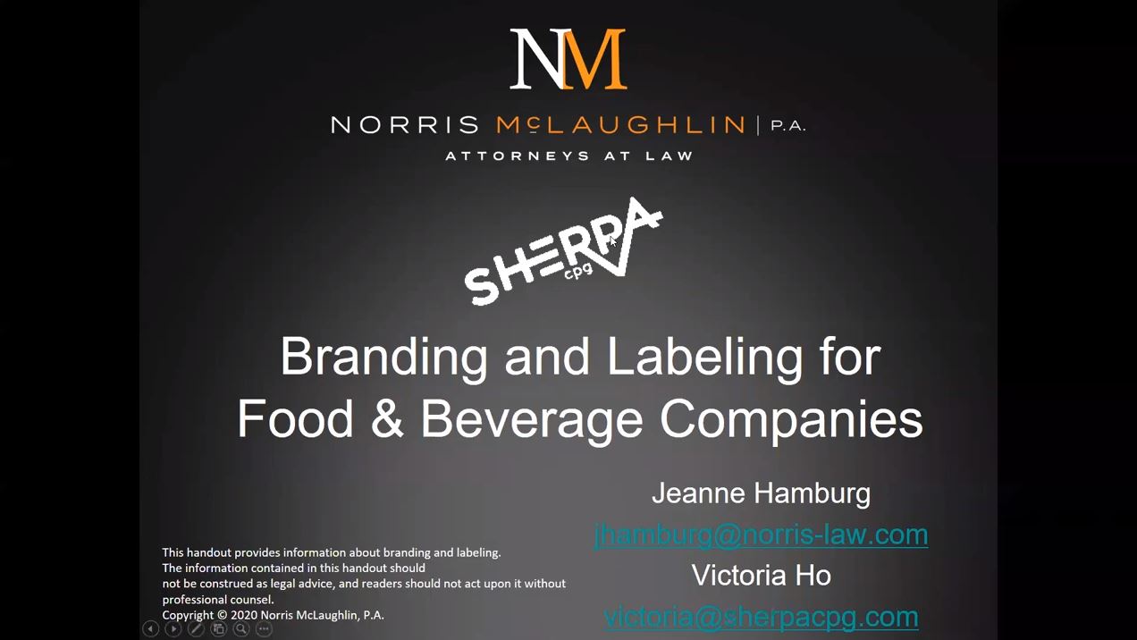 Compliance and Branding for the Food Industry