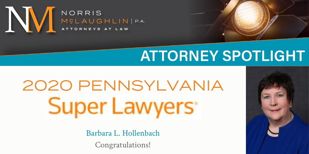 Barbara Hollenbach Named Among Pennsylvania Super Lawyers Again in 2020