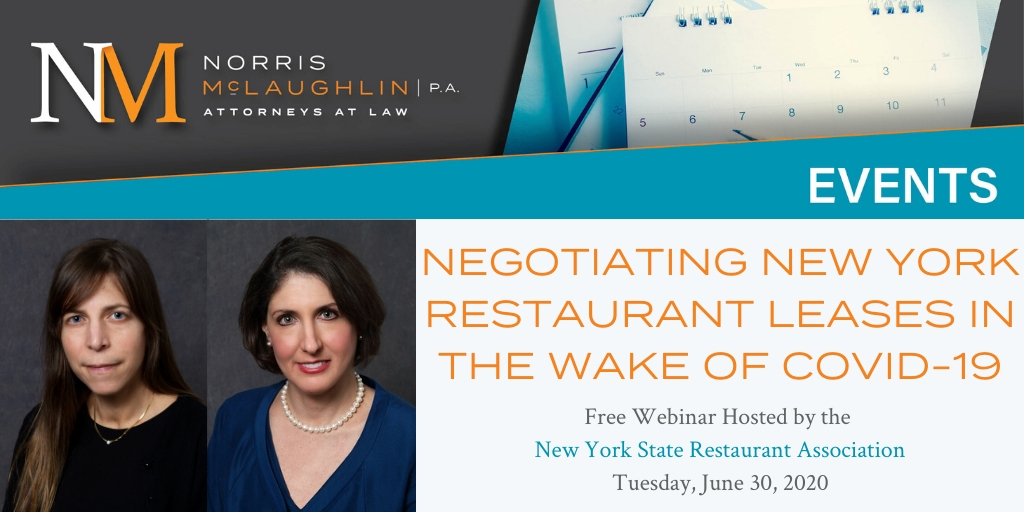 Negotiating New York Restaurant Leases in the Wake of COVID-19