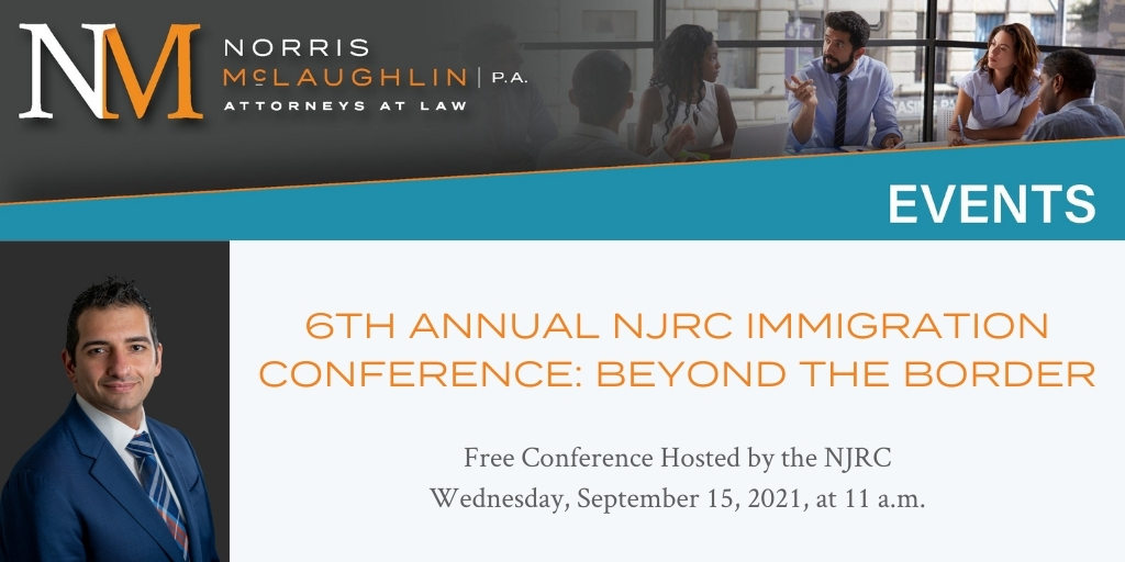 Raymond G. Lahoud to Speak on Temporary Protection Status at 6th Annual NJRC Immigration Conference: Beyond the Border