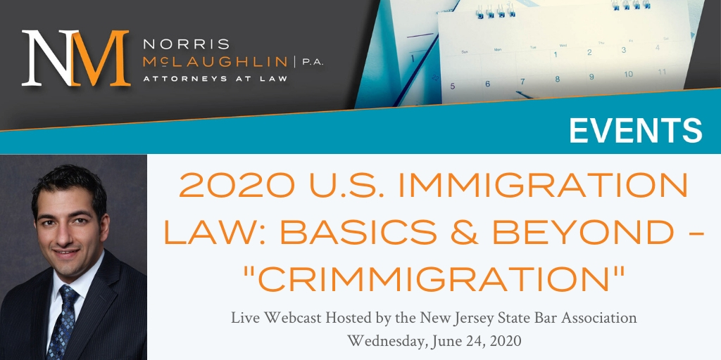 2020 U.S. Immigration Law: Basics & Beyond – “Crimmigration”