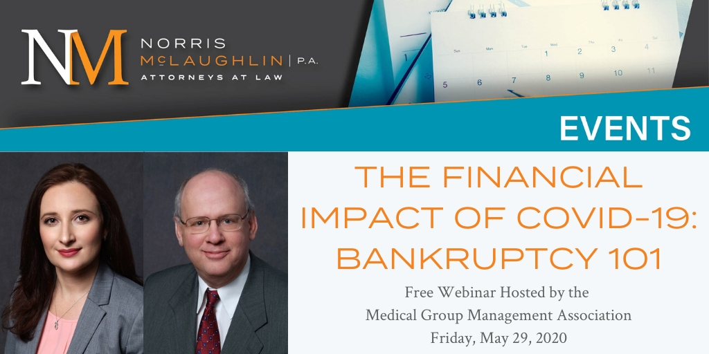 Bruce Wisotsky Present to Medical Practice Management on COVID-19 Financial Impact and Bankruptcy