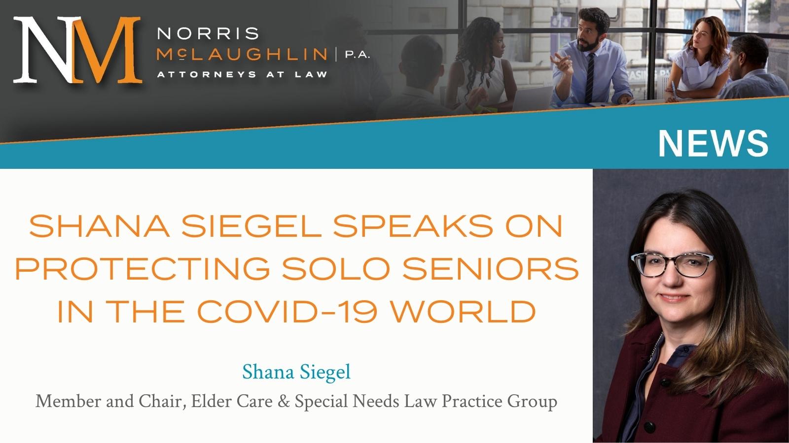 Lunch & Learn: Protecting Solo Seniors in the COVID-19 World
